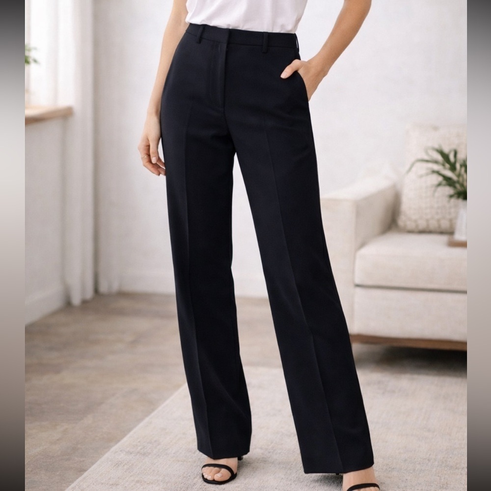 Vince Women's Dress Pants Tailored Straight Leg dark navy 38120